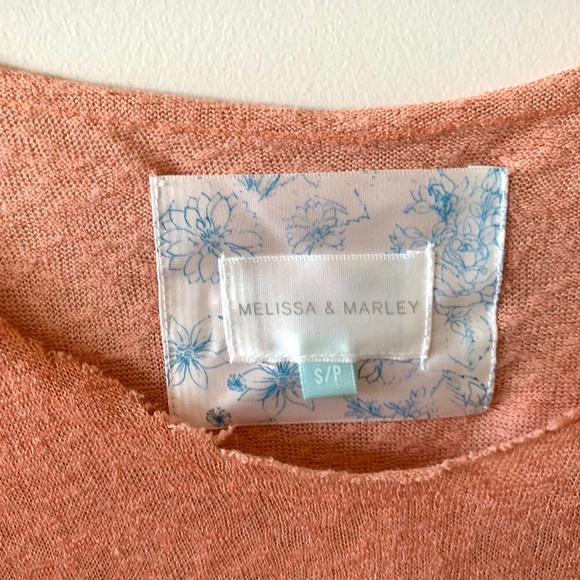 Melissa & Marley- Sheer Distressed Top - Picture 6 of 6